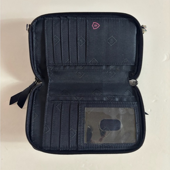 Vera Bradley Floral Quilted Crossbody Wallet Bag - Picture 5 of 8